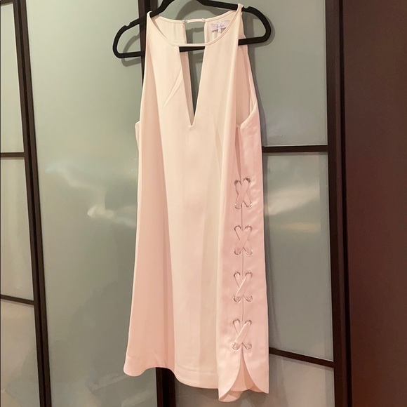 Parker Dresses & Skirts - Parker White Laced Side Dress